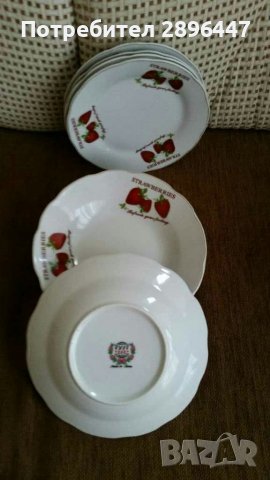 Нови порцеланови чинии 9 броя-25 лв-Намалени!, снимка 3 - Чинии - 39291955