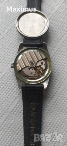 Sekonda/Poljot autodate deluxe steel., снимка 4 - Мъжки - 53917766