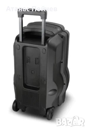 Караоке тонколона с Bluetooth и цветомузика BT-1518 15'' и два безжични микрофона, снимка 3 - Тонколони - 44465812