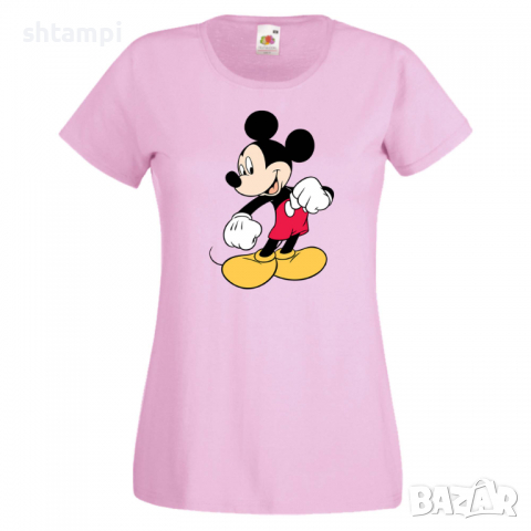Дамска тениска Mickey Mouse 4 Мини Маус,Микки Маус.Подарък,Изненада,, снимка 4 - Тениски - 36526433