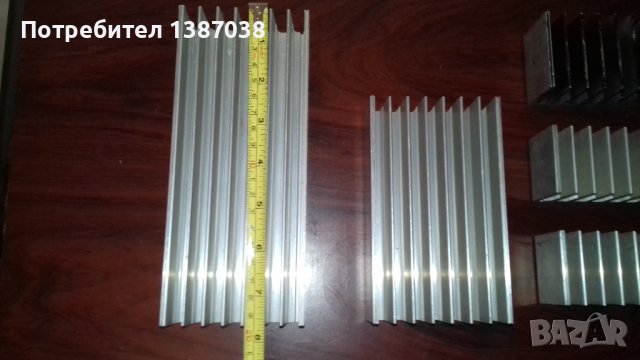 Радиатор тунел за усилватели алуминий-сребро, снимка 7 - Друга електроника - 42899149