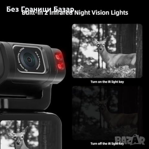 Нова Професионална Влог Камера ORDRO M3 - 5K Видео, 20MP Снимки, Нощен Режим, снимка 3 - Камери - 44569947