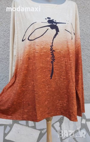5XL Нова  туника с водно конче , снимка 3 - Блузи с дълъг ръкав и пуловери - 44467667