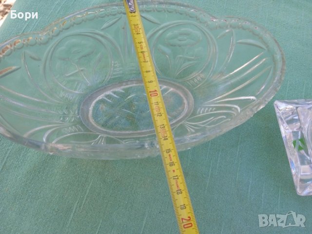 Стъклена купа и бонбониера, снимка 10 - Други - 36802820