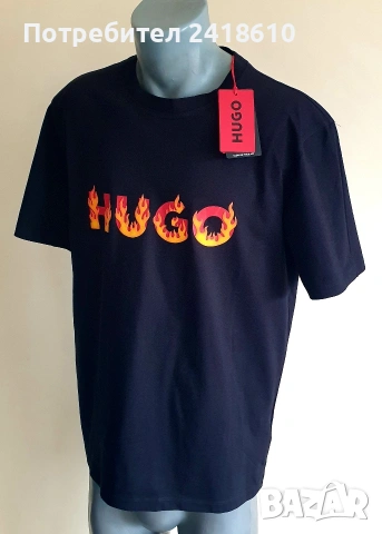 Hugo Boss HUGO Danda Cotton Mens Size L НОВО! ОРИГИНАЛ! Мъжка Тениска!, снимка 9 - Тениски - 54022298