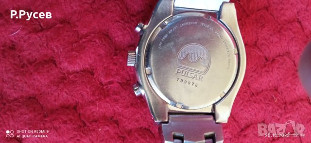 Часовник Pulsar SeikoPf3701 Caliber 7t62 Chronograph Alarm , снимка 4 - Мъжки - 42822638