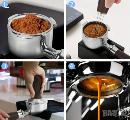  Beem Espresso Grind Profession с вградена мелачка и ръкохватка, снимка 6 - Кафемашини - 54361645