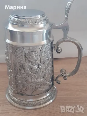 Халба от калай, 750 мл., Antik * Vintage#36