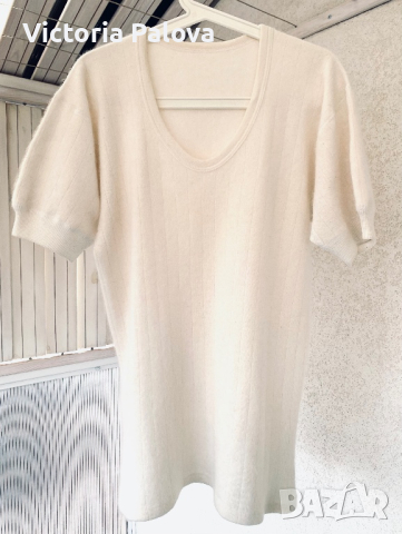 Тениска -бельо ангора и меринос, снимка 2 - Тениски - 44688418