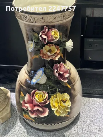 Огромна ваза Capodimonte 