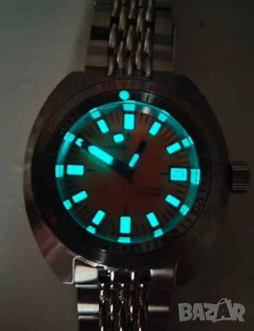 ЧИСТО НОВ Seestern Vintage SUB 300T Automatic, Doxa Sub homage, бартер , снимка 8 - Мъжки - 55838979