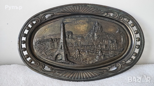 Метално пано Париж