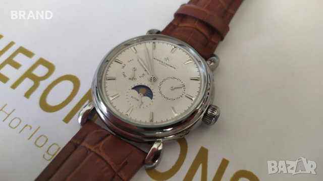 Унисекс часовник Vacheron Constantin Geneve механичен клас 5А+, снимка 3 - Дамски - 33729840