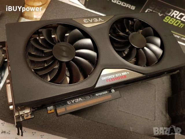 Evga 980ti Classified , снимка 2 - Видеокарти - 54217154