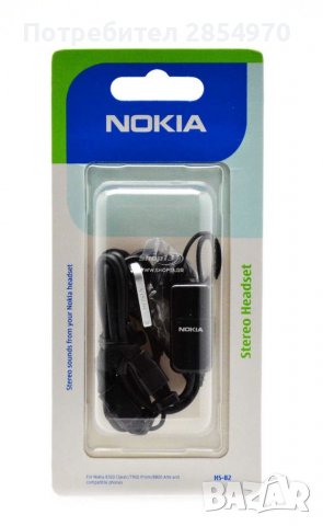 Nokia 8800 Arte HANDS FREE СТЕРЕО NOKIA HS-82  MICRO USB ЧЕРЕН ОРИГИНАЛ, снимка 1 - Слушалки, hands-free - 37686907