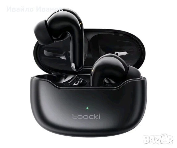 Блутут слушалки Toocki TWS + ANC + ENC + super Bass, снимка 2 - Bluetooth слушалки - 51082833