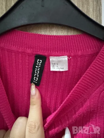 Дамска рипсена блуза H&M, снимка 2 - Блузи с дълъг ръкав и пуловери - 48769575
