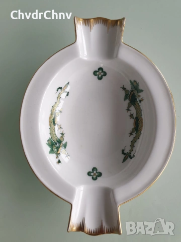 Meissen 14см/Майсен порцеланова чиния-пепелник
