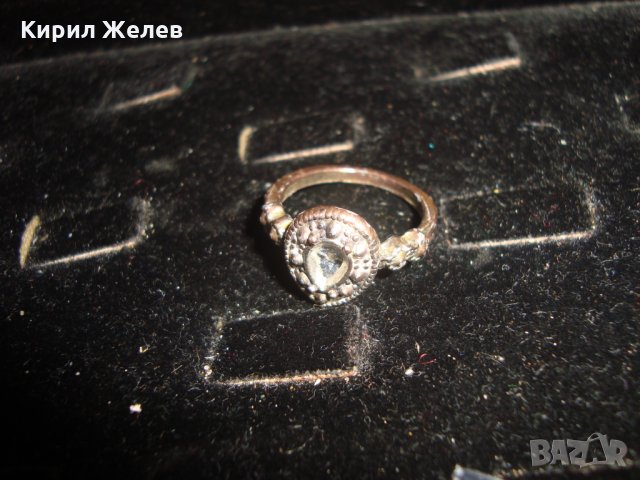 СТАРО ВИНТИДЖ МЕТАЛНО ПРЪСТЕНЧЕ АРТ НУВО СТИЛ 19639