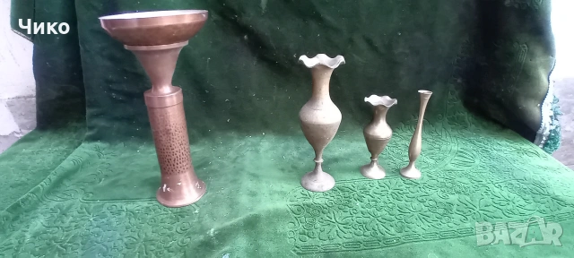 4бр медни и бронзови вази, снимка 9 - Антикварни и старинни предмети - 54115044