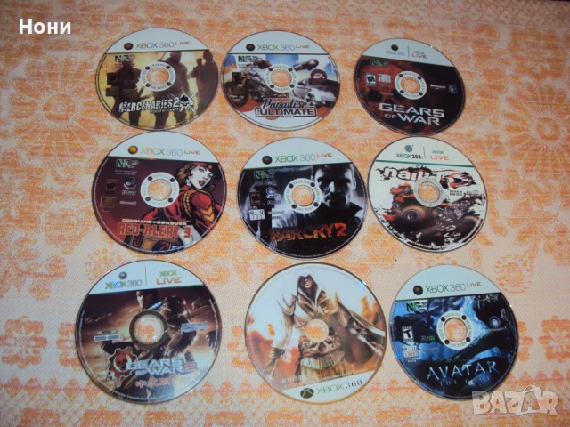 Xbox 360 дискове - 68 бройки!
