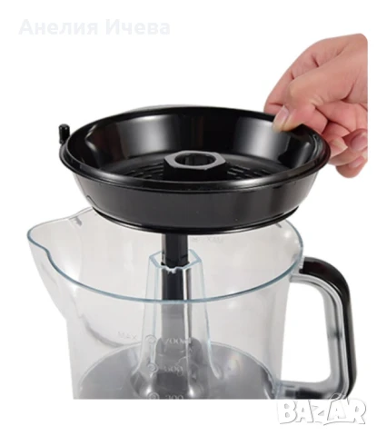 Електрическа цитрус преса Lexical LCJ-2101, 40W, 700ml Бял/Черен, снимка 3 - Сокоизстисквачки и цитрус преси - 50488805