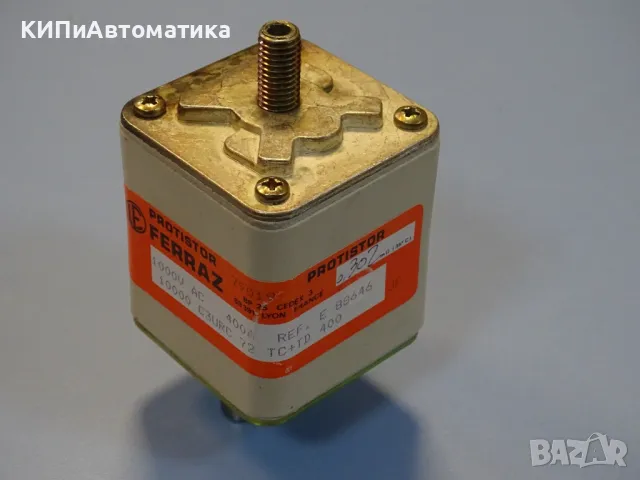 Предпазител Ferraz Protistor 1000 C3URC72TC+TD400 Fuses 400A 1000VAC, снимка 7 - Резервни части за машини - 47790690