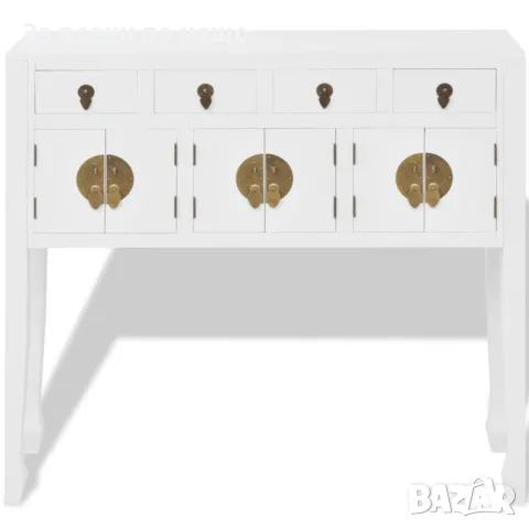 Бюфет китайски стил, масивно дърво, бял Код P243, снимка 9 - Бюфети - 49760123