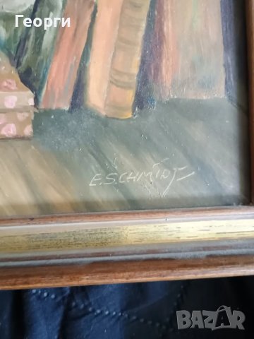 Картина масло на фазер-2, снимка 2 - Антикварни и старинни предмети - 50127486