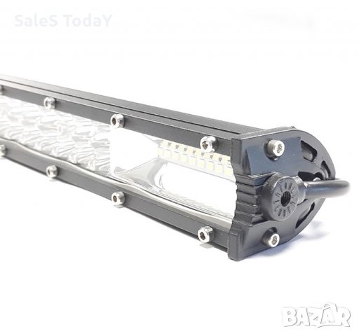 LED BAR 50cm, Мощен лед бар,180W, 12v/24v, блиц, маяк, черен, снимка 4 - Аксесоари и консумативи - 31777048