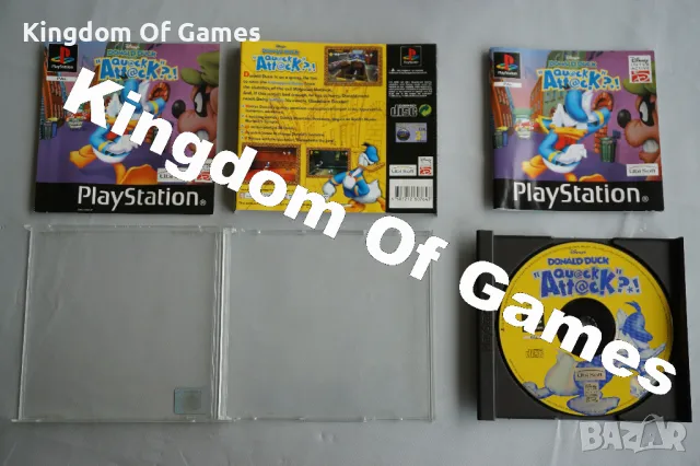 Игра за PS1 Disney's Donald Duck Quack Attack ТЕСТВАНА И РАБОТЕЩА, снимка 13 - Игри за PlayStation - 50099282