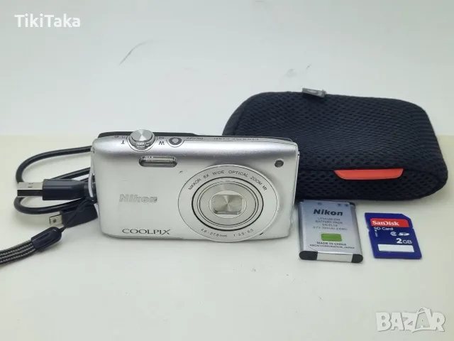 Nikon COOLPIX S3300 6X Zoom 16.0MP Digital Camera Silver