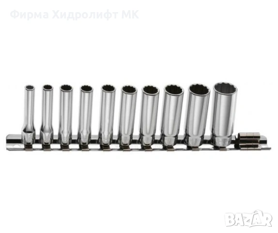 FACOM Комплект 10бр. инчови удължени вложки дванадесетостенни 1/4" REL.40U