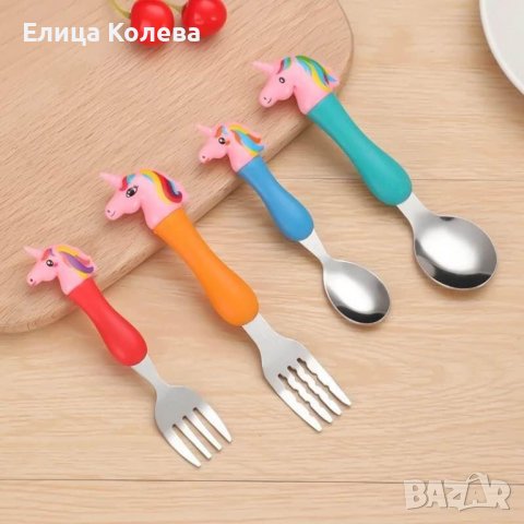 Комплект прибори с Малкото пони/ еднорог