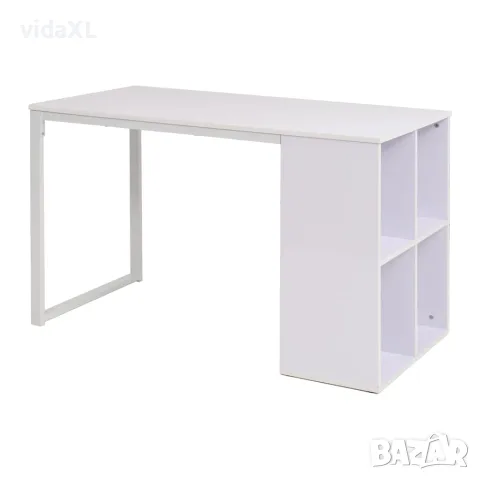 vidaXL Бюро, 120x60x75 см, бяло(SKU: 245721)