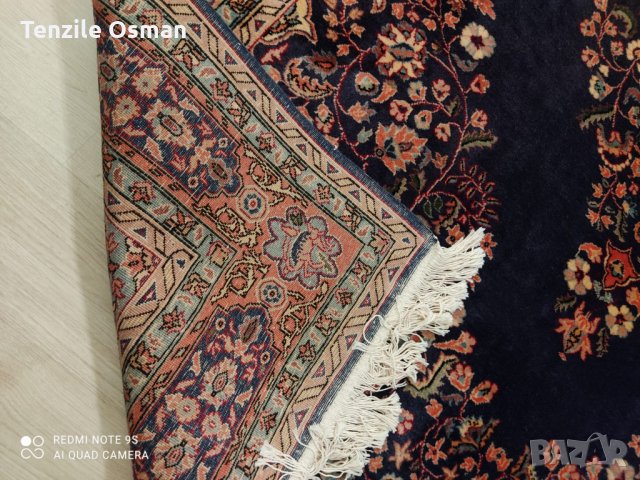 Над 50 годишен ръчно вързан  Персийски килим, снимка 5 - Колекции - 31142902