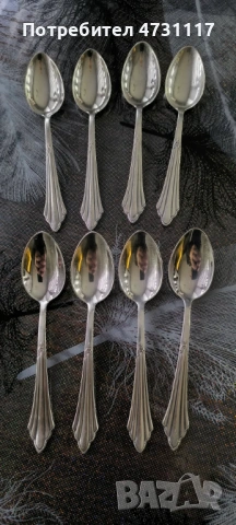 Дълбоко посребрени лъжички за кафе/чай 90-100 посребряване!, снимка 8 - Прибори за хранене, готвене и сервиране - 54099869