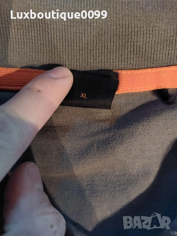 Мъжка тениска с яка Boss XL, снимка 5 - Тениски - 54362911