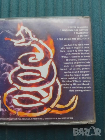 Die Krupps – A Tribute To Metallica - матричен диск музика, снимка 2 - CD дискове - 53928913