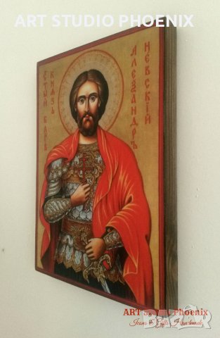 Икона на Свети Александър Невски icona sveti aleksandar nevski, снимка 3 - Икони - 15637951