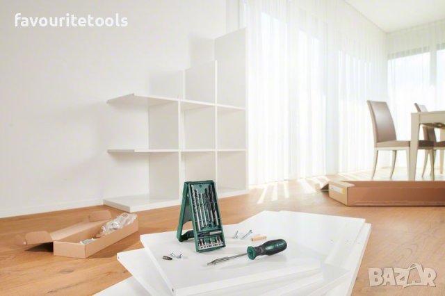 Bosch Mini X-line комплект накрайници и свредла 15 части+ отвертка, 2607017654, снимка 8 - Отвертки - 40761483