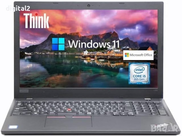 Lenovo ThinkPad L580 Екран 15.6Led Core i5-8250U ,RAM 8GB DDR4 256 NvmeSSD24м. Гаранция, снимка 2 - Лаптопи за работа - 42822251
