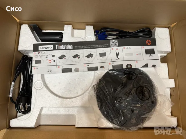 Монитор Lenovo Think Vision E21-10 Flat Panel Monitor - НОВ , снимка 4 - Монитори - 48185941