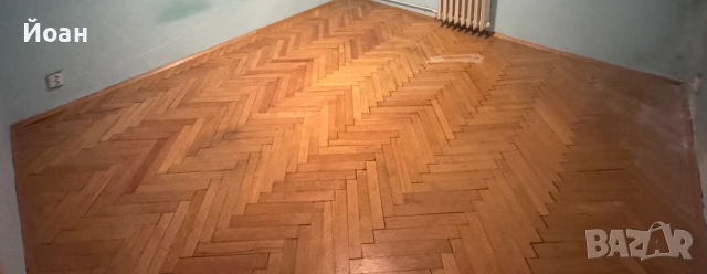 Масивен дървен паркет „рибена кост“ около 32 кв.м – София, снимка 3 - Декорация за дома - 53288713