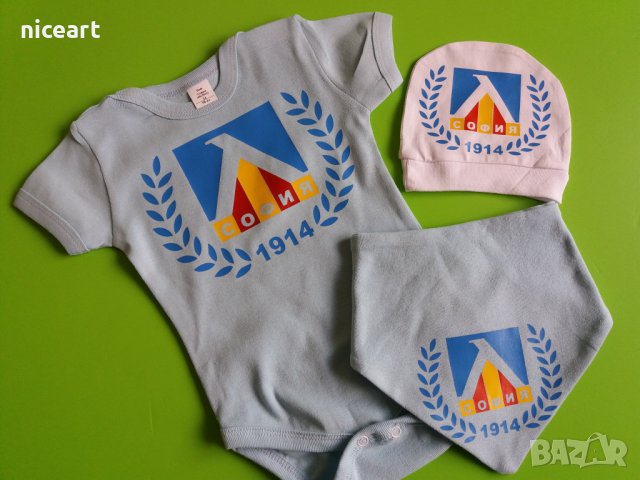 Комплект за баща и бебе Левски София, снимка 12 - Тениски - 34135247