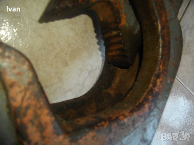 19 кг/4 Цола-Българско Заводско Тръбно Менгеме-Масивно-Професионално/Индустриално/Промишлено-1969 г., снимка 12 - Менгемета - 40143274