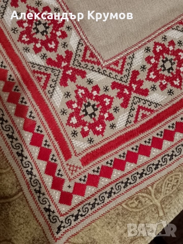 Продавам каре от ленена панама, снимка 4 - Гоблени - 52458199