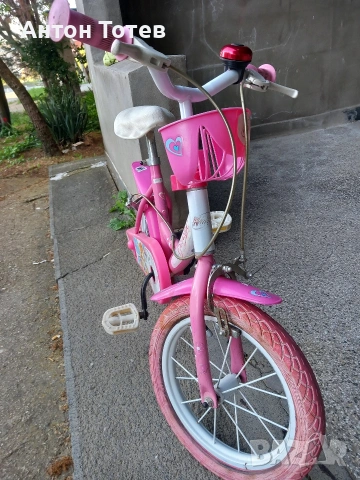 Детско колело 14" +каска , снимка 2 - Велосипеди - 54318693