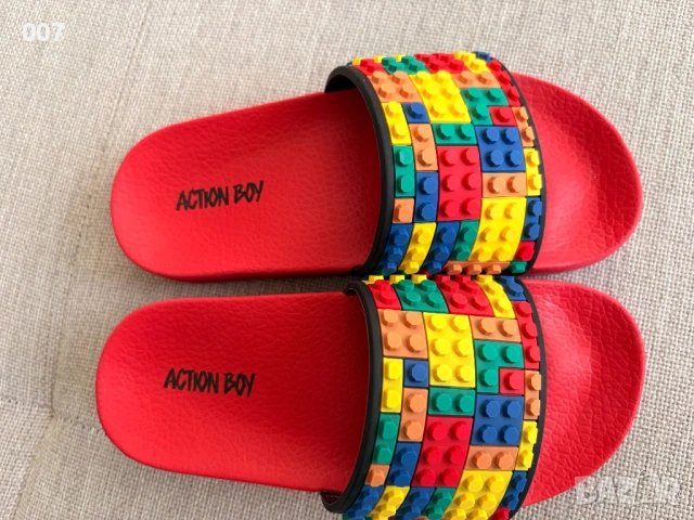 Детски чехли, номер 32 почти нови, снимка 3 - Детски джапанки - 53160239