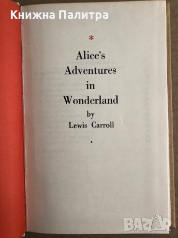 Alice's Adventures in Wonderland- Lewis Carroll, снимка 2 - Други - 35537868